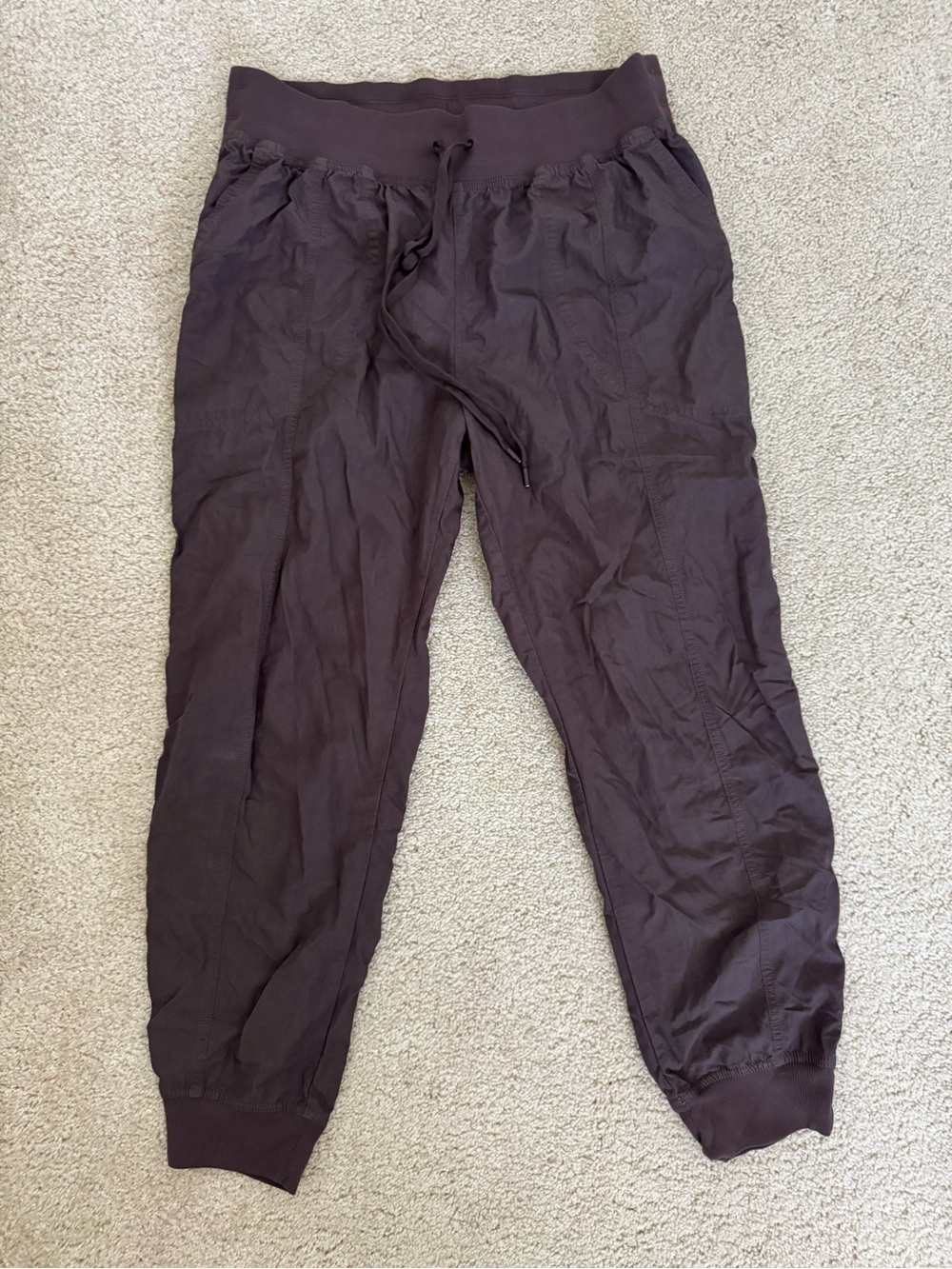 Calia Dark Brown nylon Jogger Pants